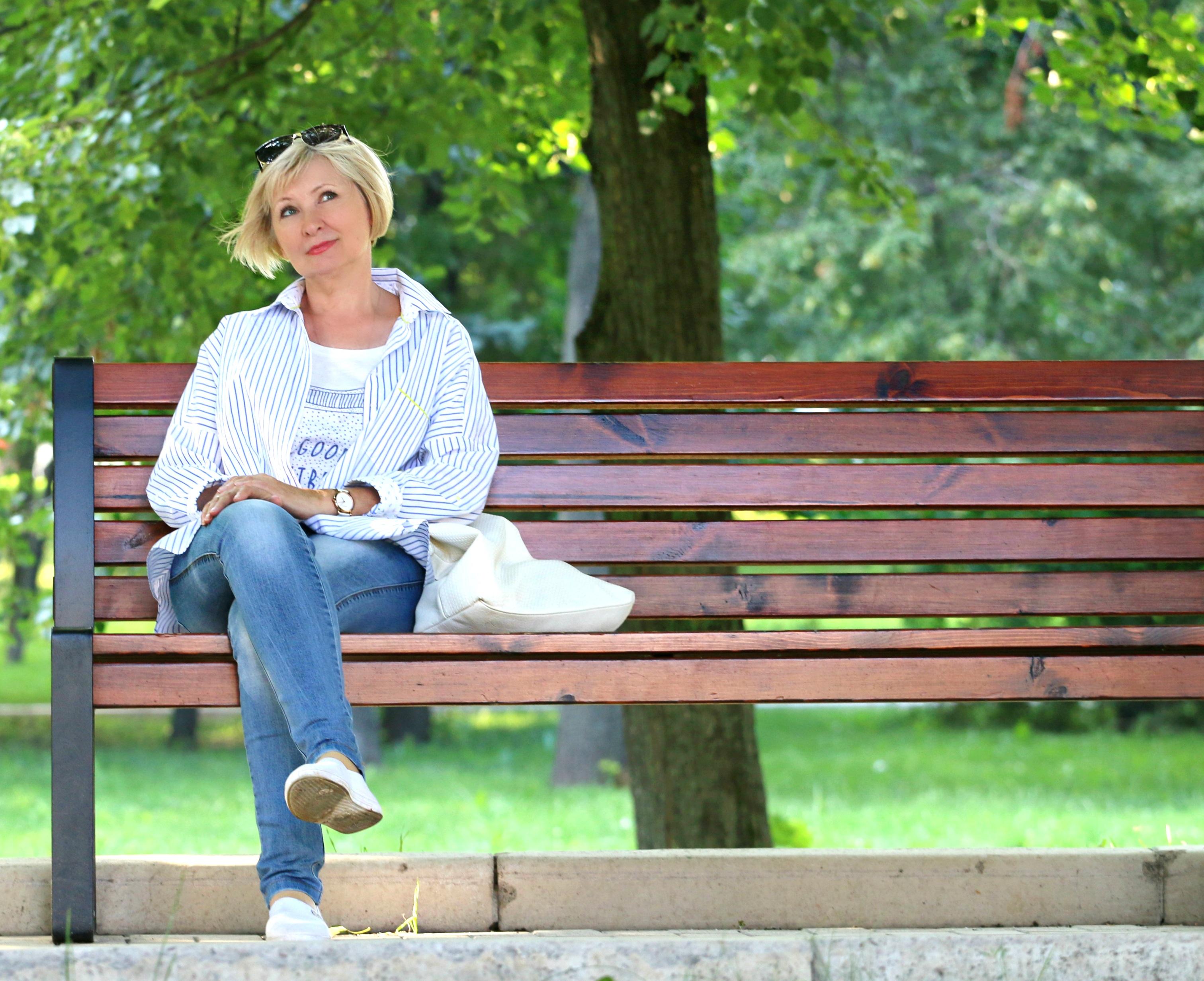 woman thinking outdoors-1